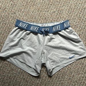 Women’s, light gray, Nike shorts